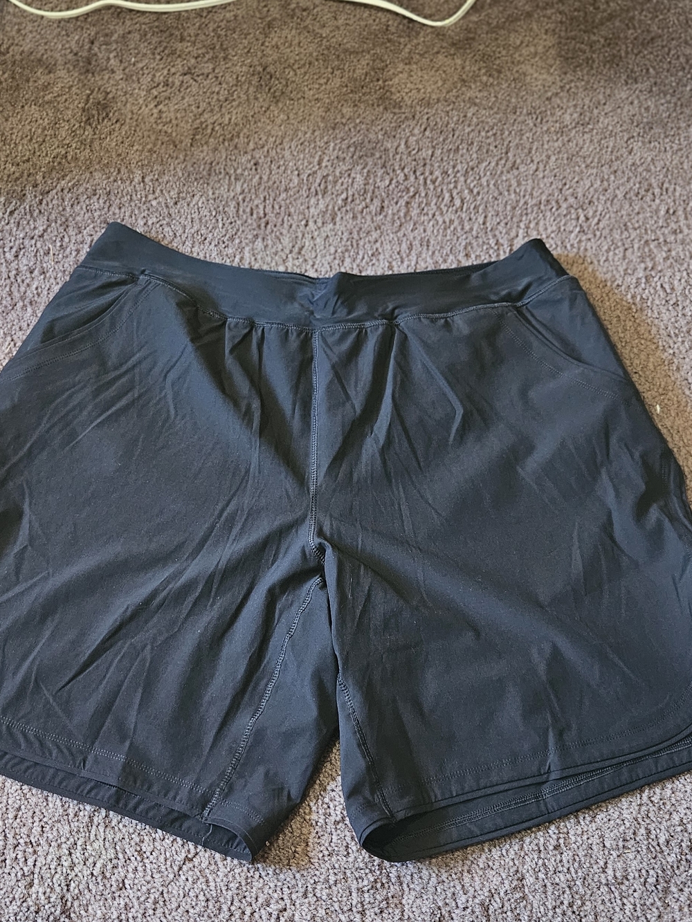 Lands' End Black Swim Shorts